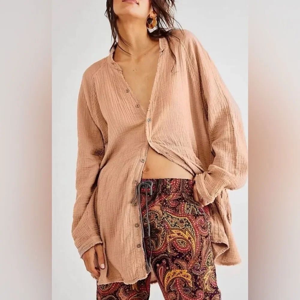 Free People Summer Daydream Buttondown